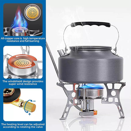 Portable Gas Propane Cooker Single Burner Outdoor Camping Picnic Windproof Stove