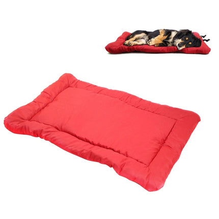 Pet Large Dog Mat Sleeping Bed Waterproof Outdoor Travel Pads Cushion Mat Red