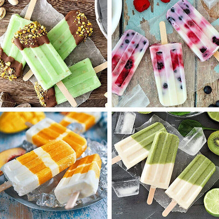 Silicone Ice Mould Cream Block Molds icy Pole Jelly Pop Popsicle Maker 10 Frozen