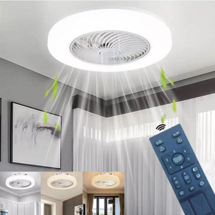 72W LED Ceiling Fan Dimmable Light Adjustable Wind Speed With Smart APP Remote