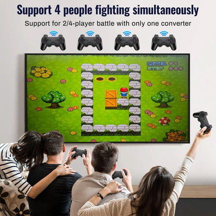 Retro Games Console 2.4G Wireless Video Game Stick 4K HDMI TV Gamepad