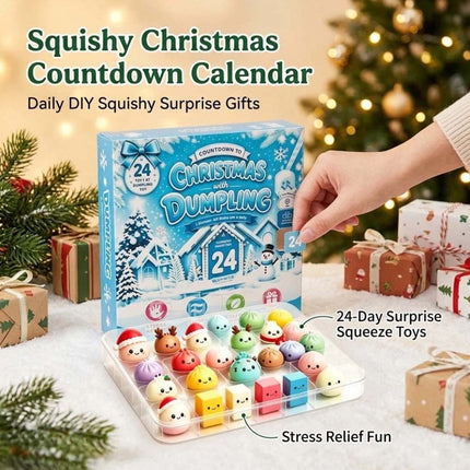 Christmas Squishies Advent Calendar 2026 Countdown Calendar, 24 Squish Toys