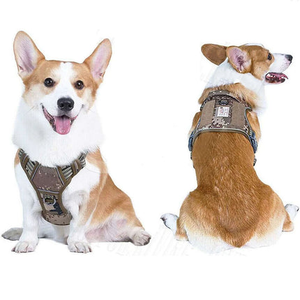 Dog Harness Tactical No Pull Adjustable Pet Military Working Training Vest