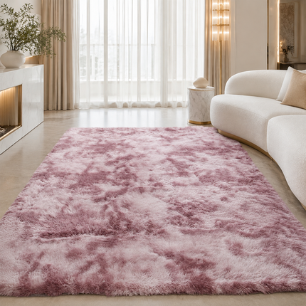Light Grey 100cm x 160cm Soft Plush Floor Carpet Rug Mat Living Room Bedroom