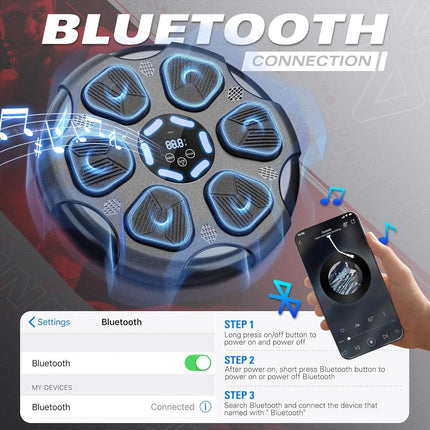 Boxing Machine With Bluetooth Connected Music Playback Smart Display 9 Modes