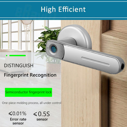 Electronic Handle Smart Fingerprint Door Lock Biometric Digital Code Door Lock