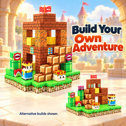 108 Pcs Building Blocks Castle Adventure 3D Cube Construction Toy Christmas Gift