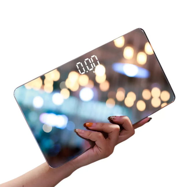 Bathroom Scale Small Portable Body Weight Scales Digital Mirror Scale Mini Scale