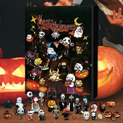 Halloween Horror Movie Figures Advent Calendar 24 Days Countdown Calendar Gift A#