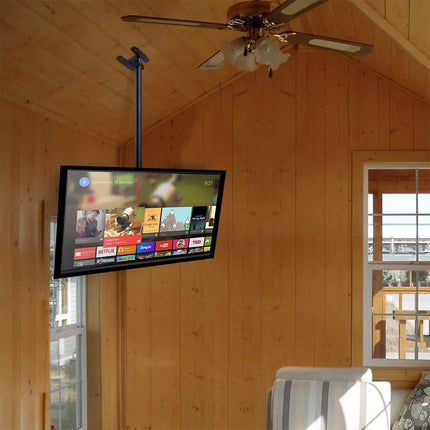 Ceiling Roof TV Mount Wall Bracket Tilt 25" 27" 32" 37" 47" 55" 60" 65" LCD LED