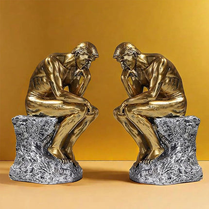 Modern Resin Statue Tabletop Figurine Home Decor Decorative Ornament Living Room