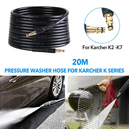 20M Extension Hose Pipes For Karcher K2 K3 K4 K5 K7 Series High Pressure Washer 20m
