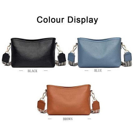 Leather Bags for Women Purse Handbag Small Crossbody Bag Tote Bag Shoulder Blue