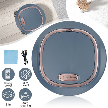 Smart Sweeping Robot Vacuum Cleaner Rechargeable Automatic Floor Mop Sweeper