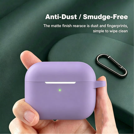 Airpods Pro 2nd Generation Case Protective Cover With Hook Purple