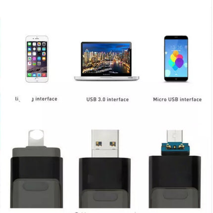 256GB USB i-Flash Drive Memory Photo Stick For iPhone iPad Laptop Pendrive