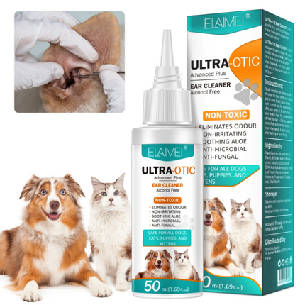 4PCS Cat Dog Ear Drops for Infection Antibiotics Fast Relief from Infections