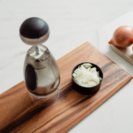 Onion Chopper Slap Vegetable Push Cutter Slicer Garlic Dicer Food Pressing Tool