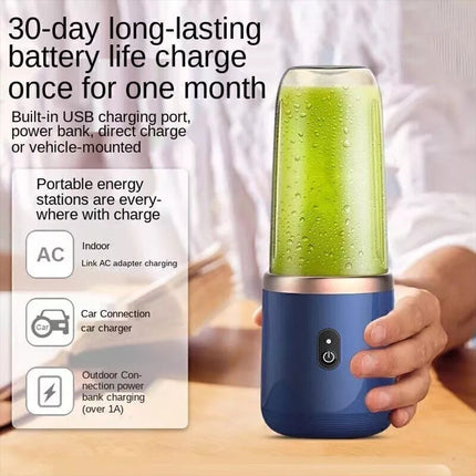 Electric Fruit Juicer Smoothie Maker Portable USB Blender Bottle Juice Shaker