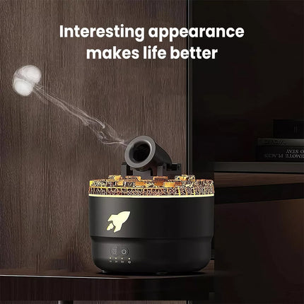 Cannon LED Essential Oil Diffuser Aroma Aromatherapy Air Ultrasonic Humidifier White