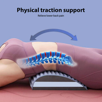 Neck And Back Stretcher Pain Fatigue Relief Acupoint Stimulation Neck Massage Blue