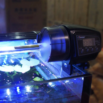 Automatic Aquarium Tank Feeding Timer Digital LCD Auto Fish Food Feeder