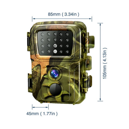 2 Pack Mini Trail Camera 24MP 1080P Wildlife Game Hunting Cam IR Night Vision