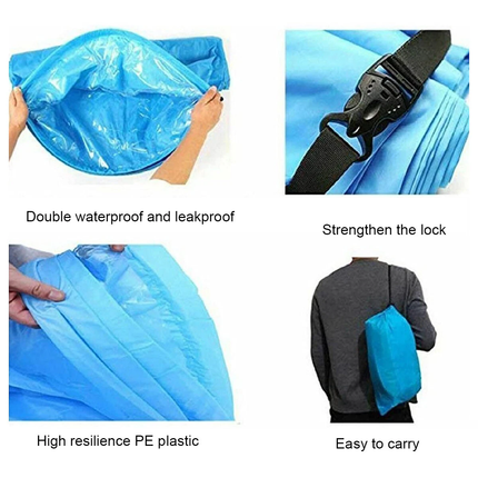 Fast Inflatable Lounge Camping Air Bag Sofa Bed hangout Beach Sleeping Au