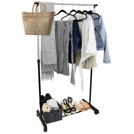 Adjustable Closet Organiser Storage Hight Adjustable Garment/Clothes Rack Hanger