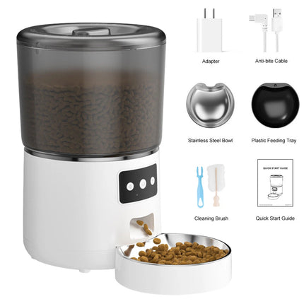 4L Smart Pet Feeder Dog Cat Feeder Wifi APP Control Automatic Food Dispenser