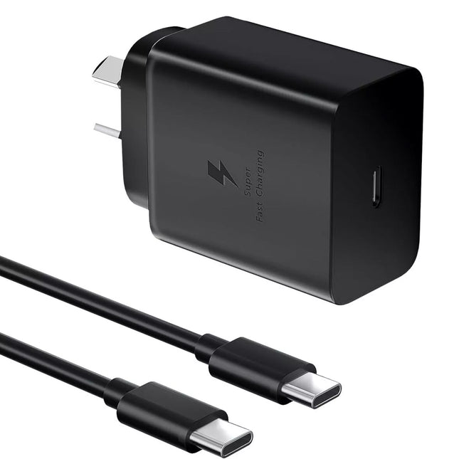 45W Super Fast Wall Charger w/Type-C Cable For Samsung Galaxy S21 22 S23 Ultra