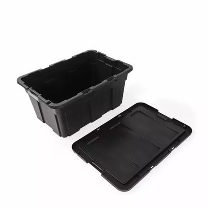 100L Heavy Duty Large Plastic Storage Tub Container that comes with a lid