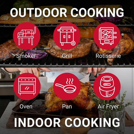 Wireless WiFi Meat Thermometer Bluetooth BBQ Food Thermometer Probe APP Control