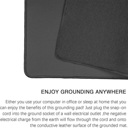 Universal Earthing Mat Kit Grounding Mat EMF Shielding Therapy for Yoga Office33x60cm