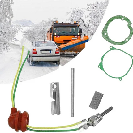 6Pcs Car Air-Diesel-Gasket +Ceramic Glow Plug Kit For Chinese Diesel Heater 5KW