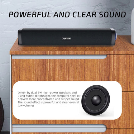 Wired PC Computer Speakers Stereo Speaker USB Powered for Desktop PC Laptop