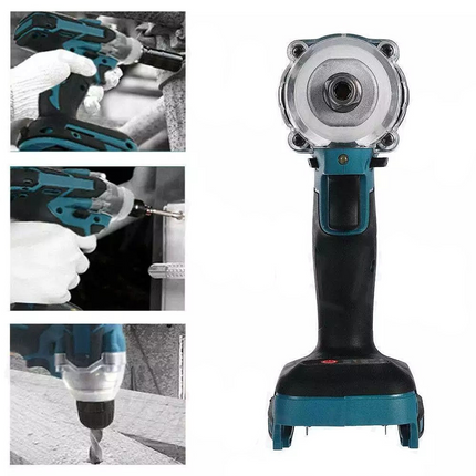 1/2" Cordless Impact Wrench Driver Brushless Rattle Gun For Makita 18V Battery