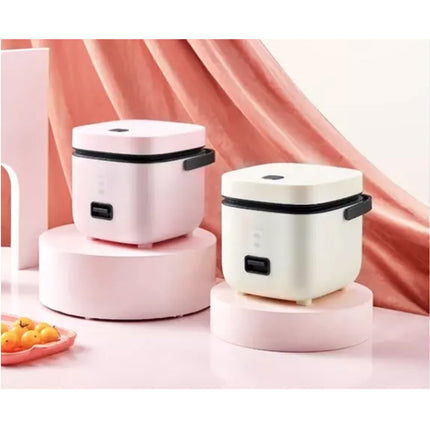 1.2L Mini Electric Rice Cooker Cooking Pot w Steamer 4 Uni Student 1 - 2 People Pink