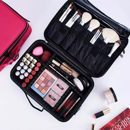 Portable Makeup Bag Cosmetic Case Storage Box Travel Organizer Pouch Toiletry