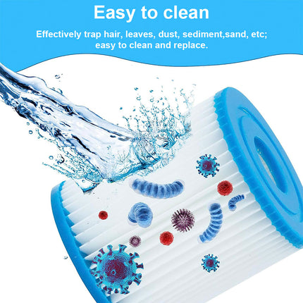 6x For Fit Bestway 58323 Type VI Cartridge Filter Swimming Pool Pump Lay-Z-Spa