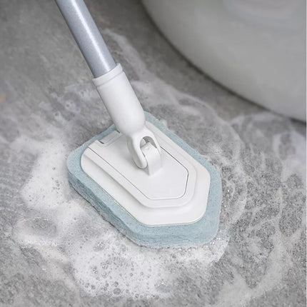 Long Handled Floor Scrubbing Brush Shower Cleaning Brush for Tubs, Tiles, Glass