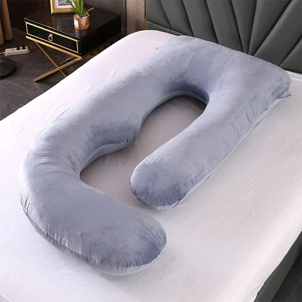 J-Shape Maternity Pregnancy Pillow Nursing Sleeping Feeding Body Support