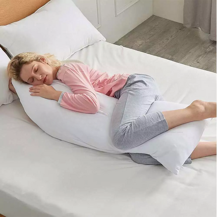 Body Pillow Long Full Sleep Maternity Pregnancy Nursing Support Cotton 150x50cm