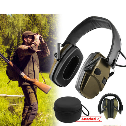 Electronic Ear Defenders Impact Sport Shooting Earmuffs Protection wi Bag
