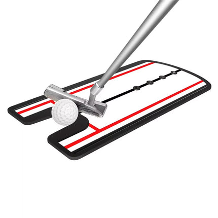 3Pcs Golf Putting Alignment Mirror Portable Practice Putting Trainer Aid