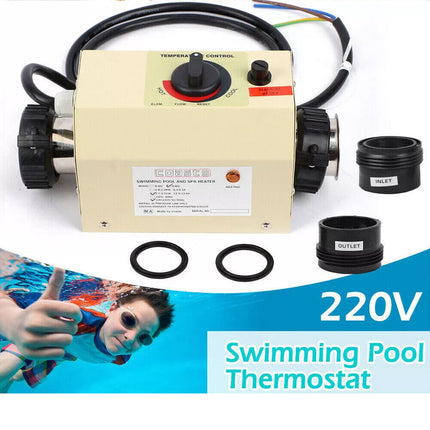 SPA Heater 3KW Electric Swimming Pool and Heating Tub Water Heater Thermostat