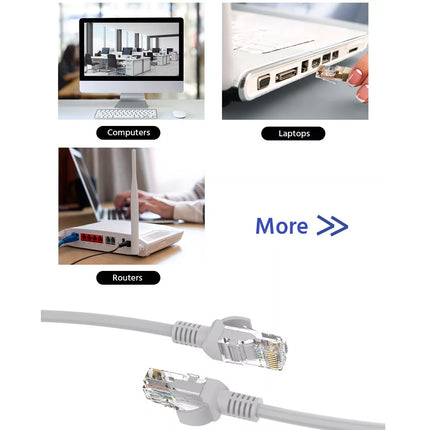 30m 100ft Network Cable RJ45 High Speed Ethernet LAN for poe Security Camera