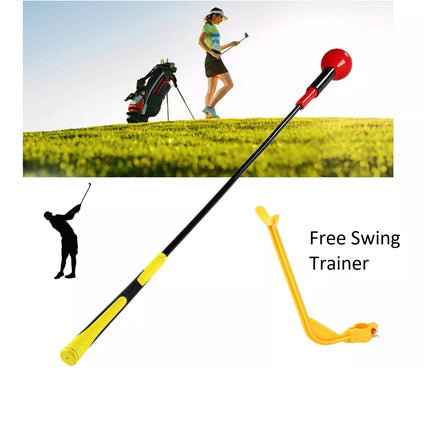 1.2m Golf Swing Stick Training Aid Trainer Strength Speed Practice Warm Up Tempo