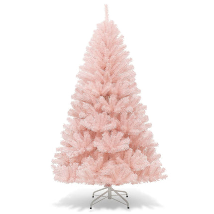 1.8M Pink Christmas Tree Decoration Xmas Trees Home Decor Metal Stand