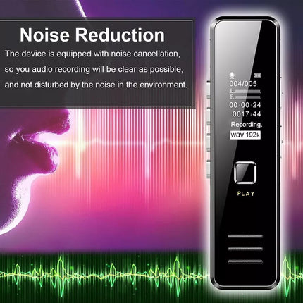 Mini Digital Voice Activated Recorder Noise Reduction Hifi Audio Sound Recorder